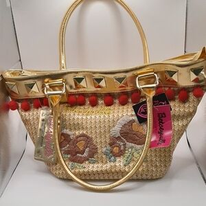 Betsey Johnson South of the Border Small Tote Purse